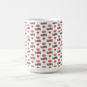 Love Lips and Hearts Coffee Mug (Centre)