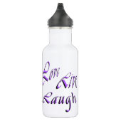 Love Live Laugh Logo, Bouteille d'eau réutilisable (Droite)