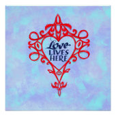 Love Lives Here, poster (Devant)