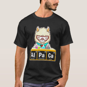 Love Llama Geweldige Alpaca Periodiek Systeem T-shirt