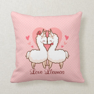 Love Llama Pillow Kussen