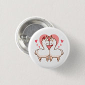 Love Llamas Ronde Button 3,2 Cm (Voorkant /achterkant)