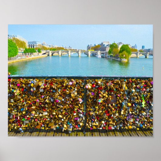 Love Lock Bridge Poster (Voorkant)
