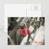Love Lock - Briefkaart (Voorkant / Achterkant)
