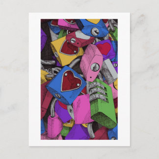 Love Locks Briefkaart