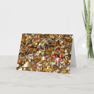 Love Locks Carte Saint Valentin