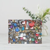 Love locks Kaart (Staand voorkant)