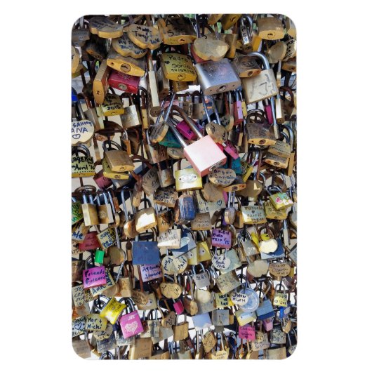 Love Locks Magnet photo (Vertical)
