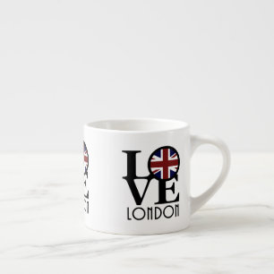LOVE London (vlag van het Verenigd Koninkrijk) Espresso Kop