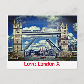 Love London X - Tower Bridge Briefkaart