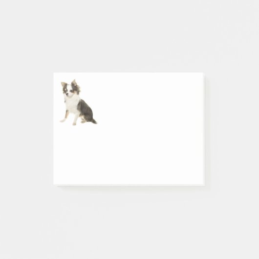 Love Long Hair Chihuahua Puppy Dog Post-it® Notes (Voorkant)