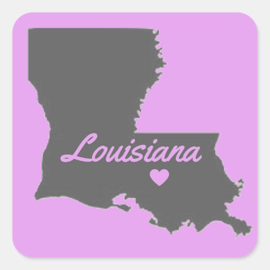 Love Louisiana Love Baton Rouge Sticker (Devant)