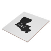 Love Louisiana Tegeltje (Zijkant)