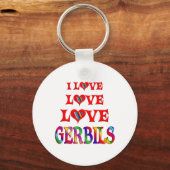 Love Love Gerbils Sleutelhanger (Voorkant)