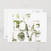 Love Love Love Briefkaart (Voorkant / Achterkant)