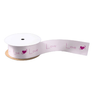 Love Love Love Love Ribbon Lint