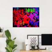 Love Love Love Poster (Thuiskantoor)