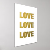 LOVE LOVE LOVE | WAL FOLIE AFDRUKKEN (Laagn)