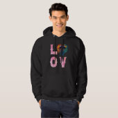 LOVE Macaws and Macaw Parrots Bird  Parrot Owners Hoodie (Voorkant volledig)