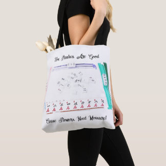 Love Mah Jong Hier is een geweldige tote hete flit Draagtas