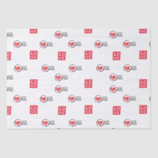 Love Mail Tissue Paper Tissuepapier (Voorkant)