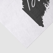 Love Maine Tissuepapier (Detail)