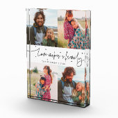 Love Makes a Family Modern Script Fotoblokken (Rechts)