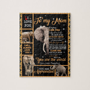 Love Mam Brief aan mijn moeder Je bent de wereld Legpuzzel