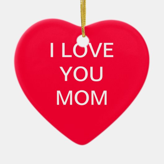 Love mama keramisch ornament (Voorkant)