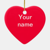 Love mama keramisch ornament (Achterkant)