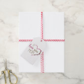 Love mama Moederdag Heart Cadeaulabel (Met Touw)
