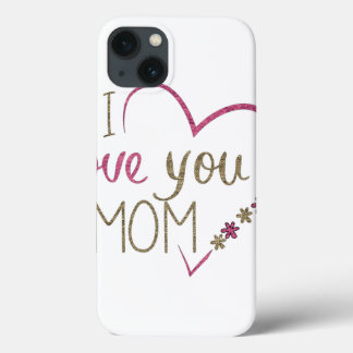 Love mama Moederdag Heart iPhone 13 Hoesje