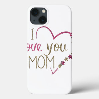 Love mama Moederdag Heart iPhone 13 Hoesje