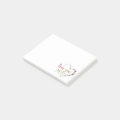 Love mama Moederdag Heart Post-it® Notes (Schuin)