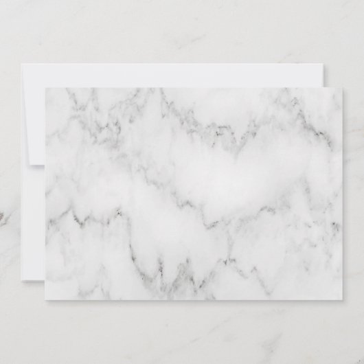 Love Mariage de script Faire-part avec photo (Dos)