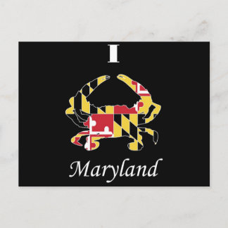 Love Maryland Crab Briefkaart