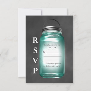 Love Mason Jars RSVP