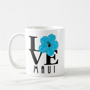LOVE Maui Blue Hibiscus 11oz Koffiemok