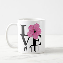 LOVE Maui Pink 11oz Koffiemok