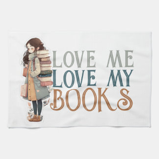 Love me Love my books Rugzak Theedoek