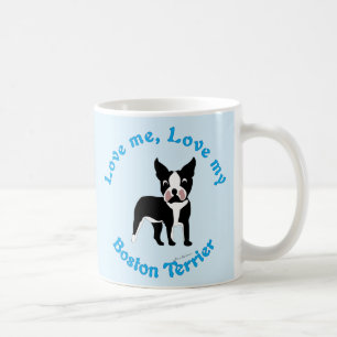 Love me, Love My Boston Terrier Koffiemok