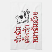 Love Me Love My Dog = Thai Language Script Theedoek (Verticaal)