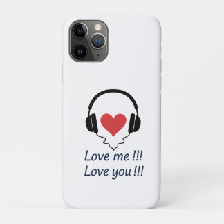 LOVE ME LOVE YOU iPhone 11 PRO HOESJE