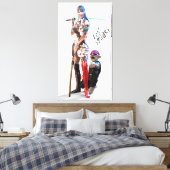 LOVE ME TENDER CANVAS AFDRUK (Insitu (Slaapkamer))