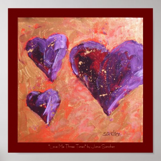 Love me Three Times poster (Voorkant)