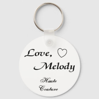 love melody Haute Couture - Gepersonaliseerd Sleutelhanger