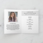 Love Memory Full Photo Memorial Programme (Intérieur)