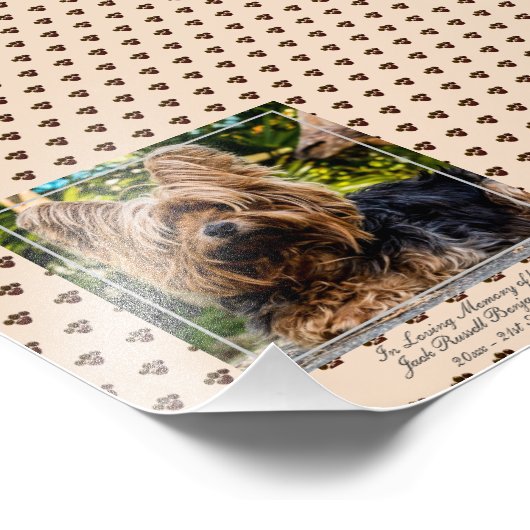 Love Memory Jack Russell PHOTO Nommée Keepsar (Coin)