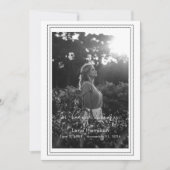 Love Memory Script encadré Photo Funeral Programme (Devant)