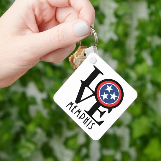LOVE Memphis Tennessee Sleutelhanger (Hand)
